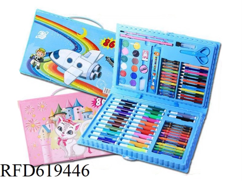 86 PIECES OF PVC PAINTING SET