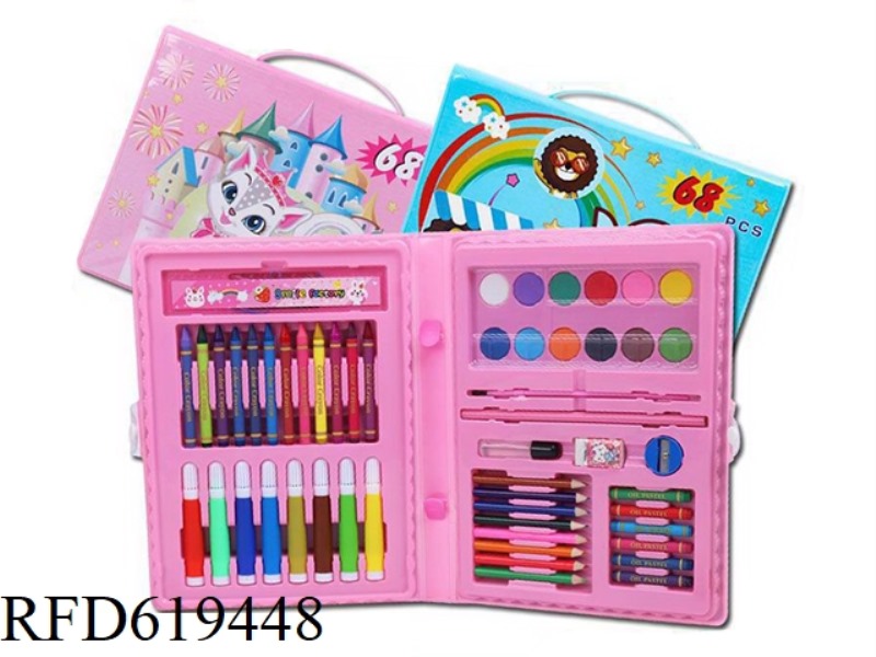 68 PIECES OF PVC PAINTING SET