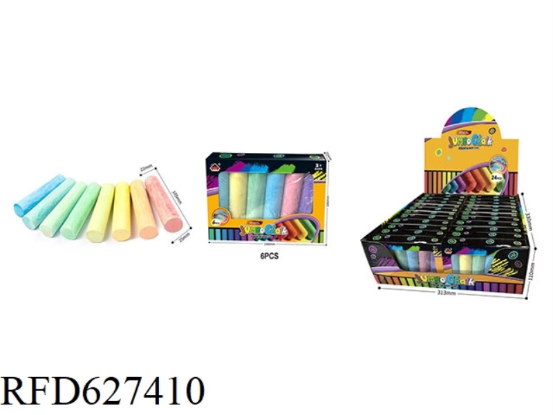 ROUND ROUND HEAD CHALK 24PCS
