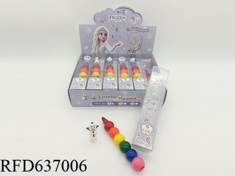 6 COLOR CRAYON ICE /12PCS