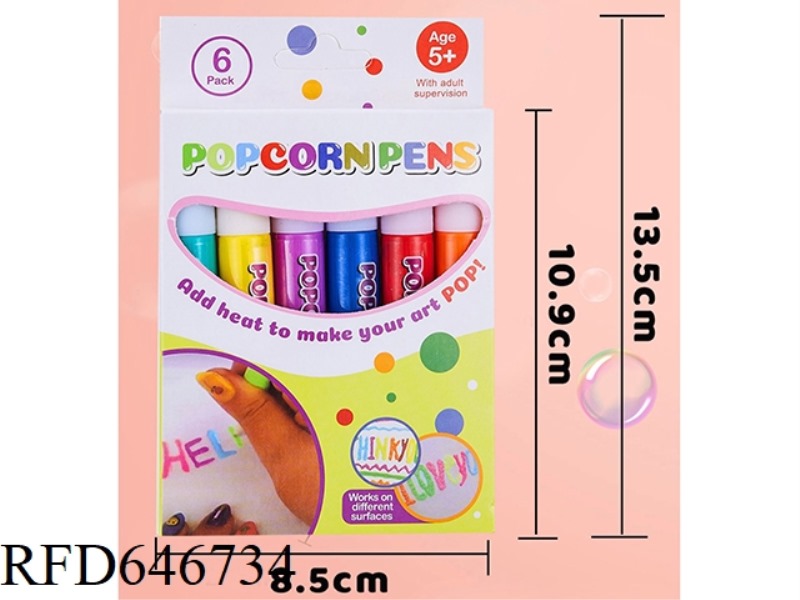 BUBBLE PEN 6PCS