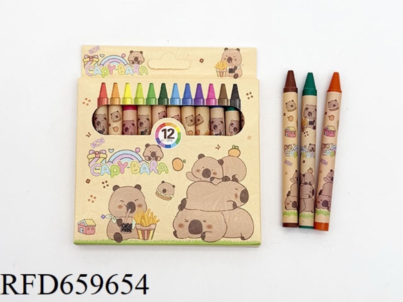 12 COLOR CRAYON CAPIBALA
