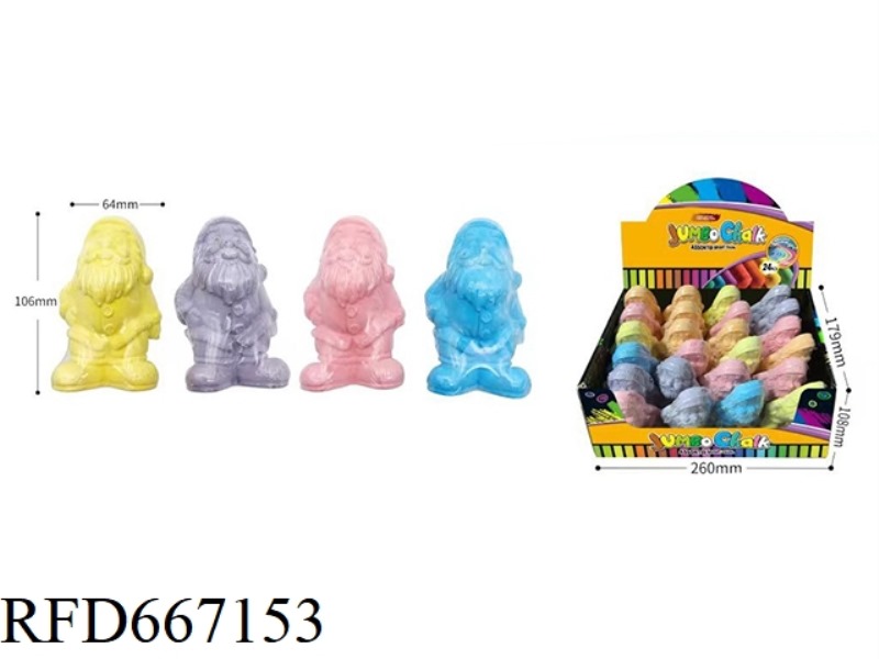 TWENTY-FOUR PIECES OF SANTA CLAUS