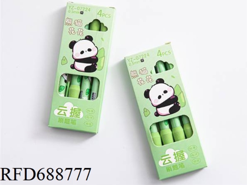 PANDA FLOWER SPONGE COVER NEUTRAL PEN