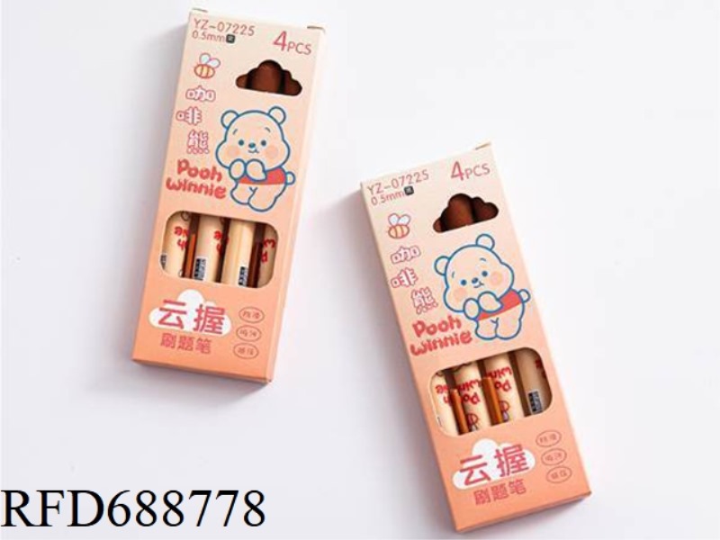 COFFEE BEAR SPONGE COVER NEUTRAL PEN