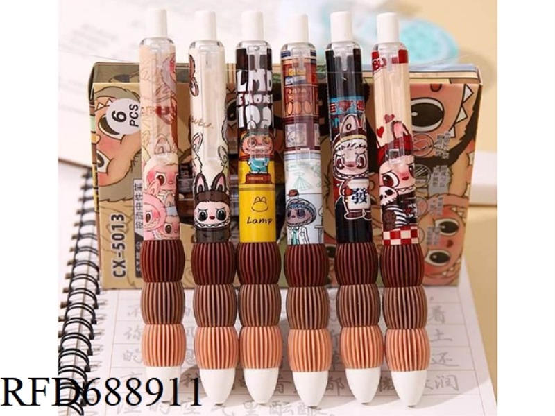 LABUBU LITTLE FAT DING NEUTRAL PEN ST HEAD SOFT GRIP QUICK DRYING PEN