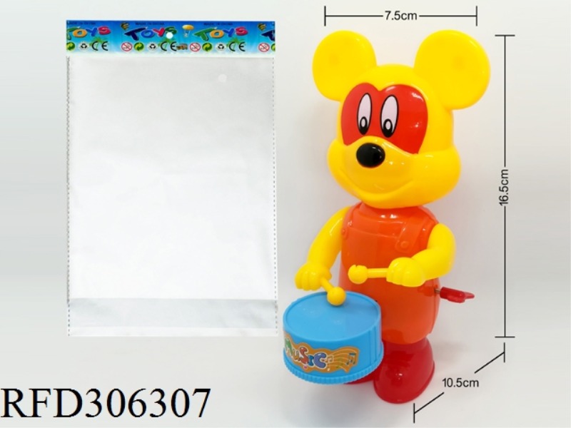 DRUM CARTOON MOUSE