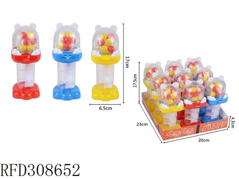 BASKEIBALL CANDY TOYS  9PCS