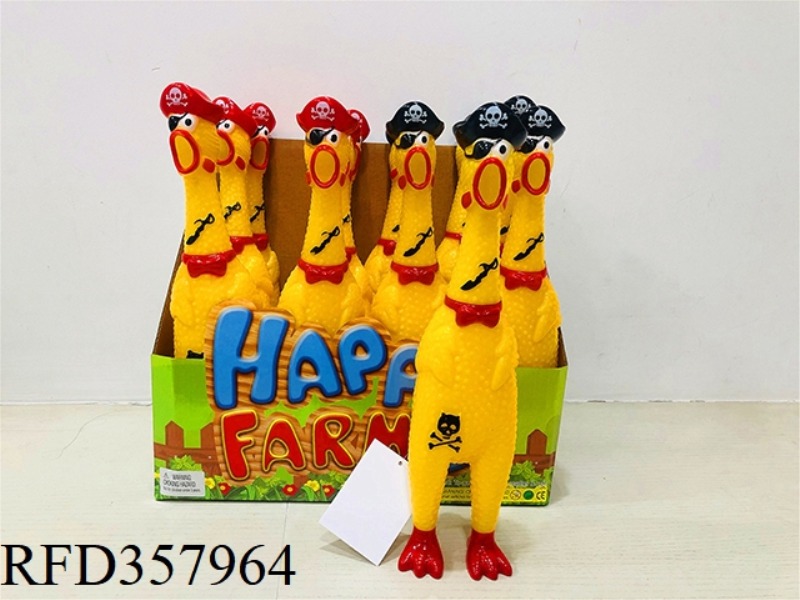 12 PIRATES CALLED CHICKENS (ENVIRONMENTAL PROTECTION)/12PCS