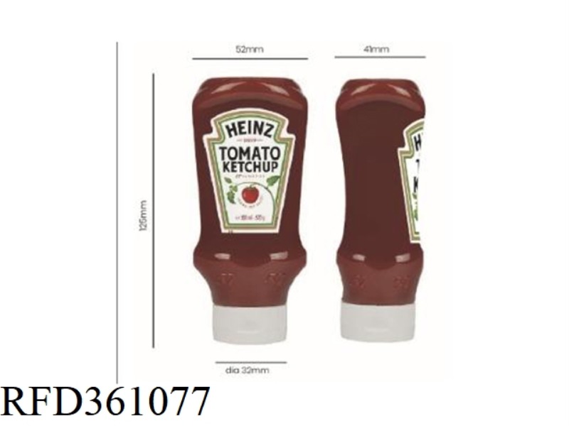 KETCHUP BOTTLE REBOUNDS SLOWLY