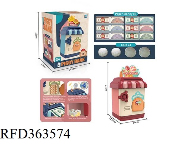 ICE CREAM PARLOUR FUN PIGGY BANK