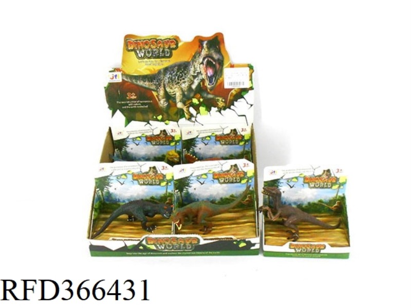 SOLID DINOSAUR/6PCS