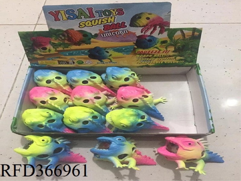 COLOR BIG MOUTH FISH VENT BALL 3 COLOR MIX/12PCS