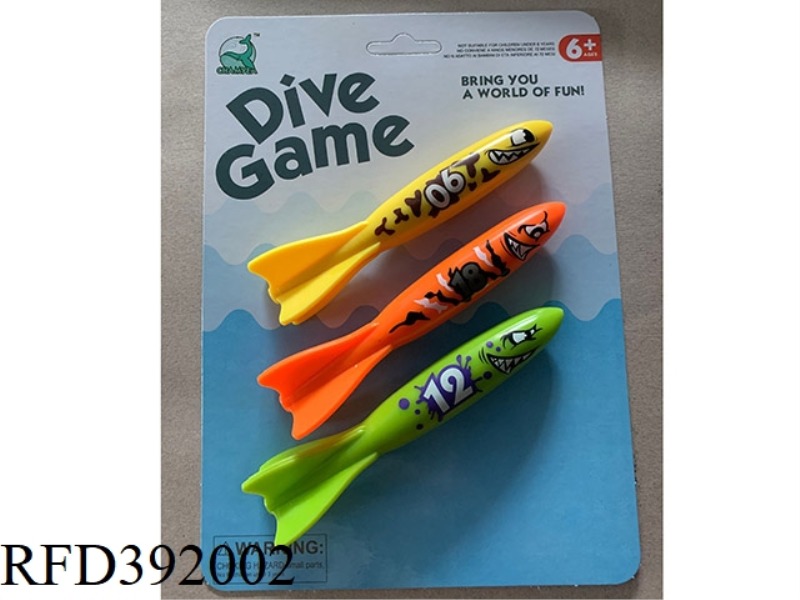 DIVING TORPEDO 3 PCS