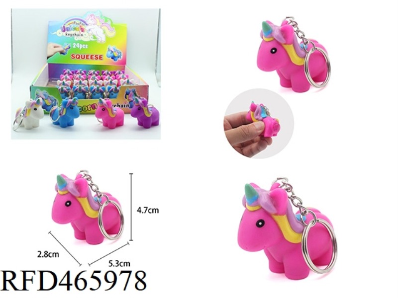 DOLL 4 COLOR UNICORN DISPLAY BOX (24 PIECES)