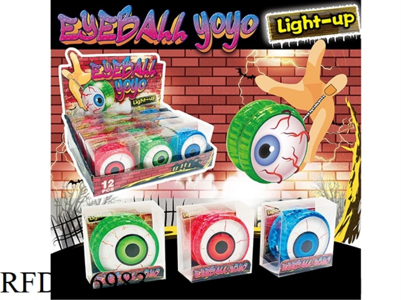 FLASH YOYO EYEBALL COLOR BOX 12PCS