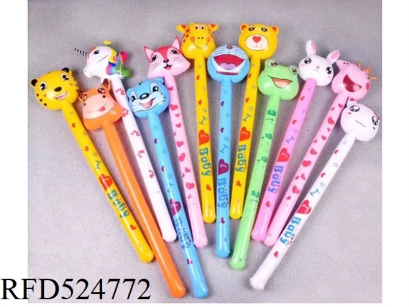 A VARIETY OF ANIMAL MIXED INFLATOR STICKS