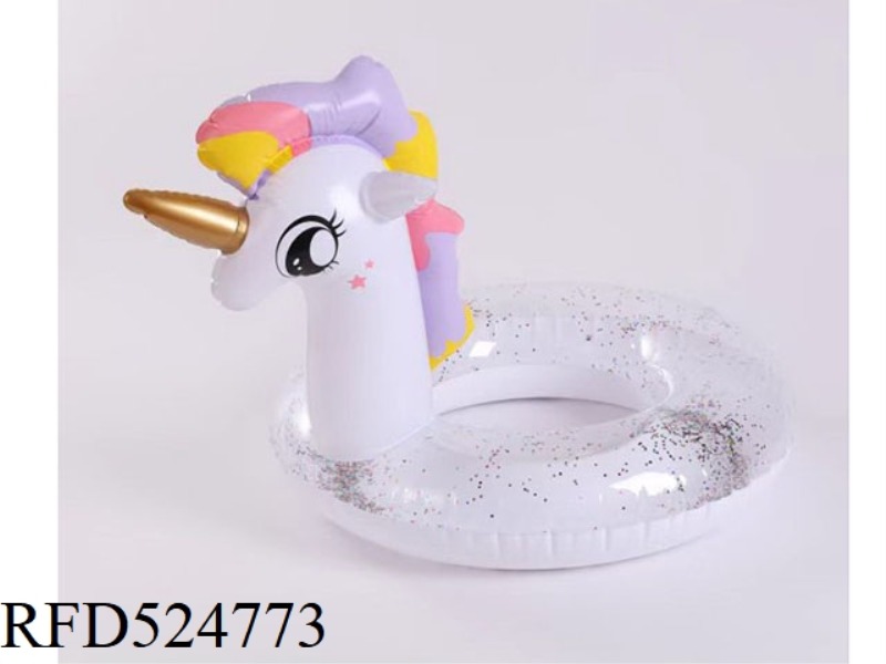 PRINCESS HORSE SEQUIN SWIMMING BOAT