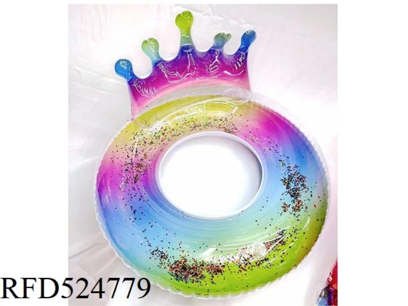 CROWN SEQUIN SWIMMING BOAT