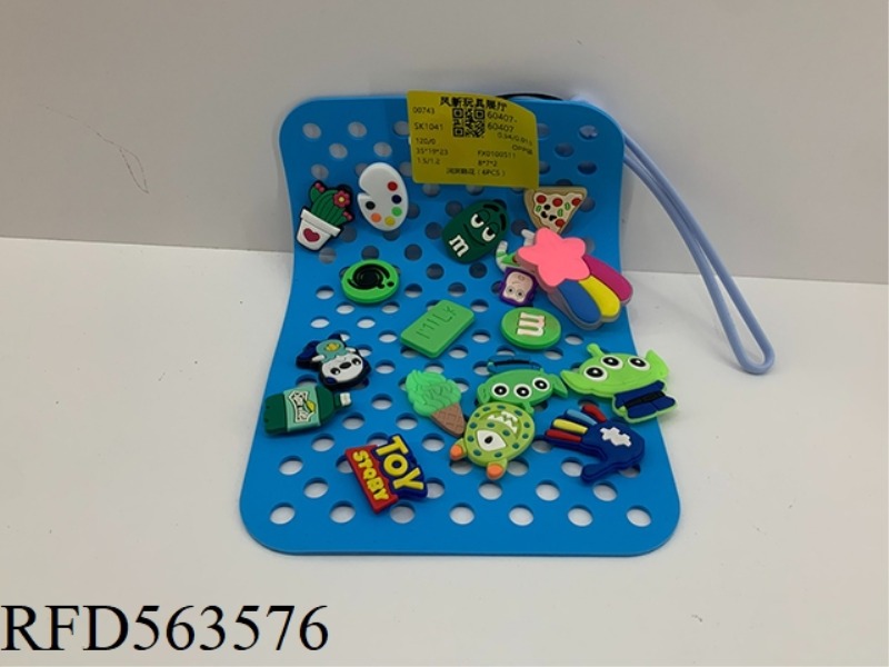 CROCS FLOWER (6PCS)
