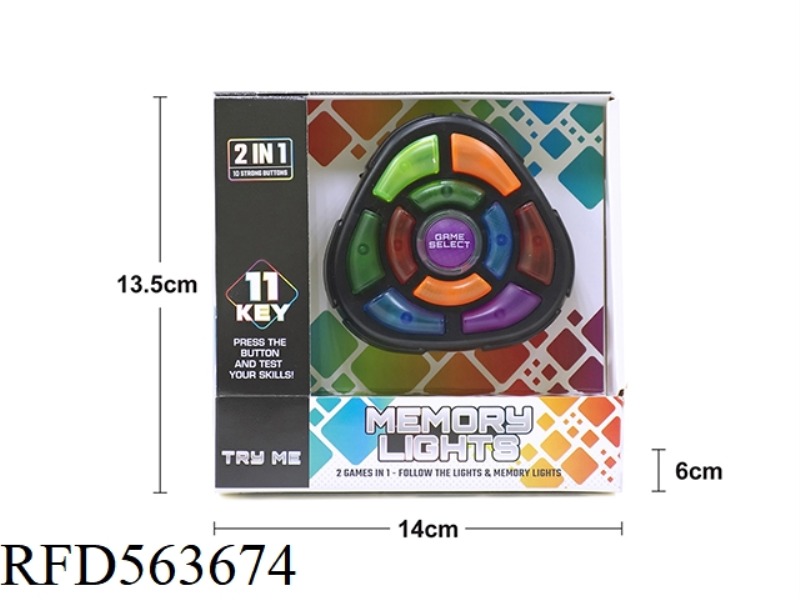 11-BUTTON GAME CONSOLE/BLACK