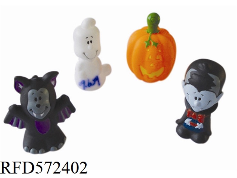 HALLOWEEN MONSTER BOUNCY FINGER SLEEVE VINYL SOFT GLUE DOLL