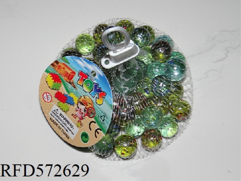 16MM SESAME FLOWER GLASS BEADS