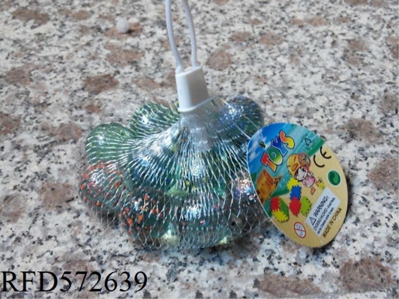 25MM SESAME FLOWER GLASS BEADS