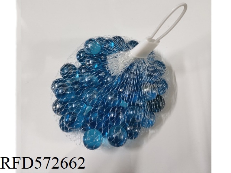 SEA BLUE GLASS BEADS