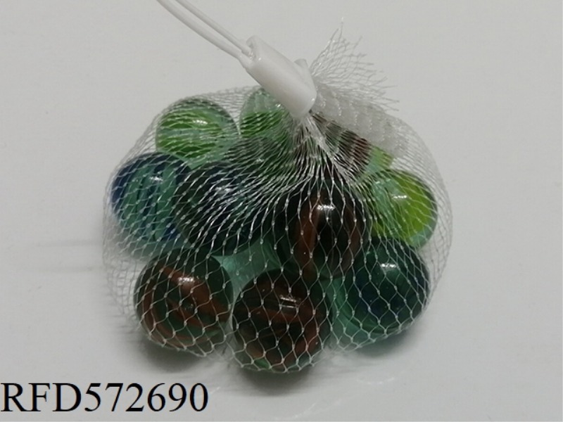 25MM EIGHT GLASS BEADS