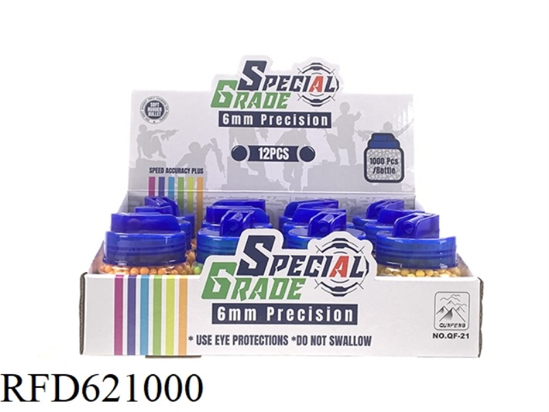 SOFT CARTRIDGE 6MM1000 ROUND BOTTLE