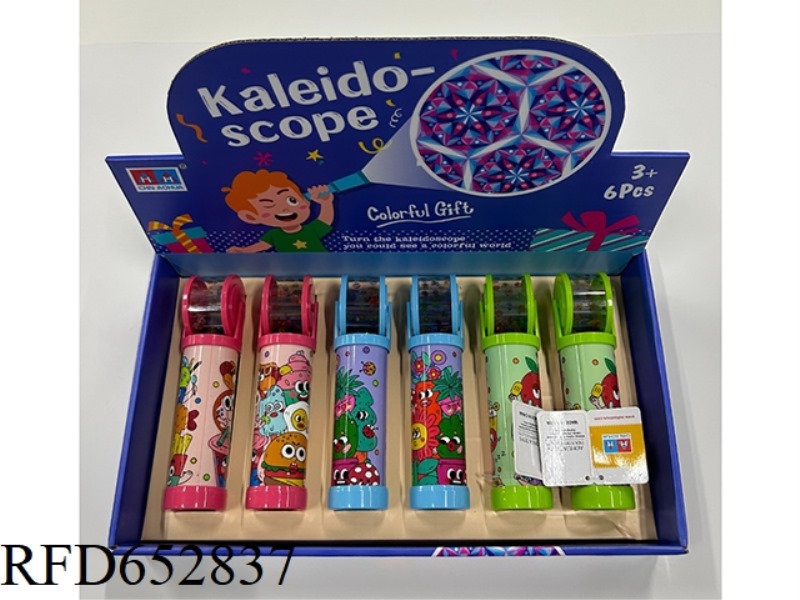 18CM ROLLER KALEIDOSCOPE 6PCS