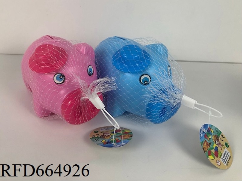 PIG PIGGY BANK WITH CAP