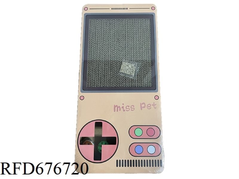 GAME CONSOLE CAT SCRATCH BOARD