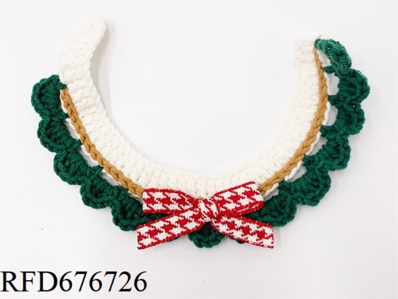 HANDMADE PET BOW SCARF (BUTTON STYLE)
