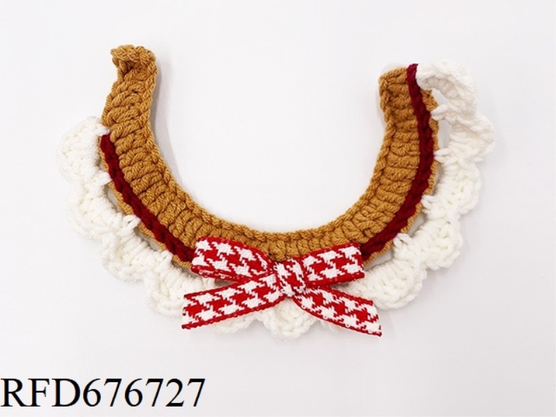HANDMADE PET BOW SCARF (BUTTON STYLE)