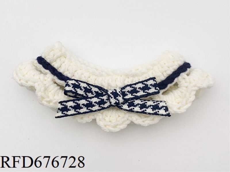 HANDMADE PET BOW SCARF (BUTTON STYLE)