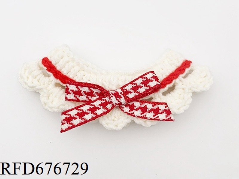 HANDMADE PET BOW SCARF (BUTTON STYLE)
