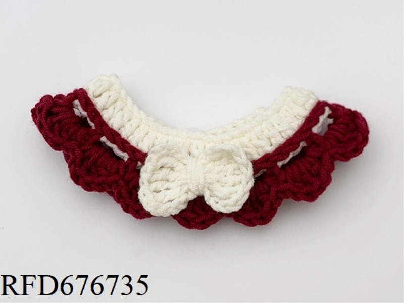 HANDMADE PET BOW SCARF (BUTTON STYLE)