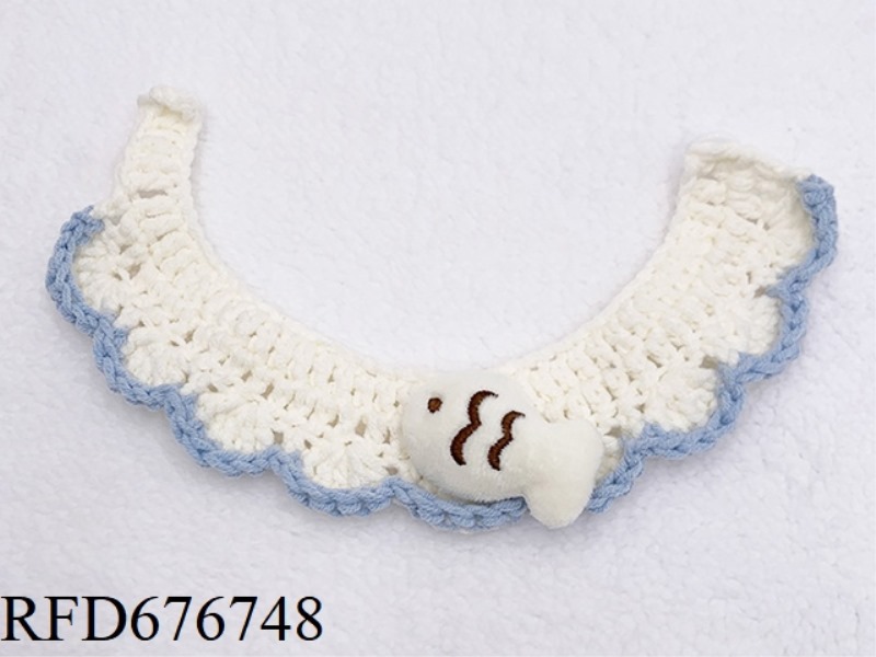 PET YEARLY FISH HANDMADE SCARF (BUTTON STYLE)