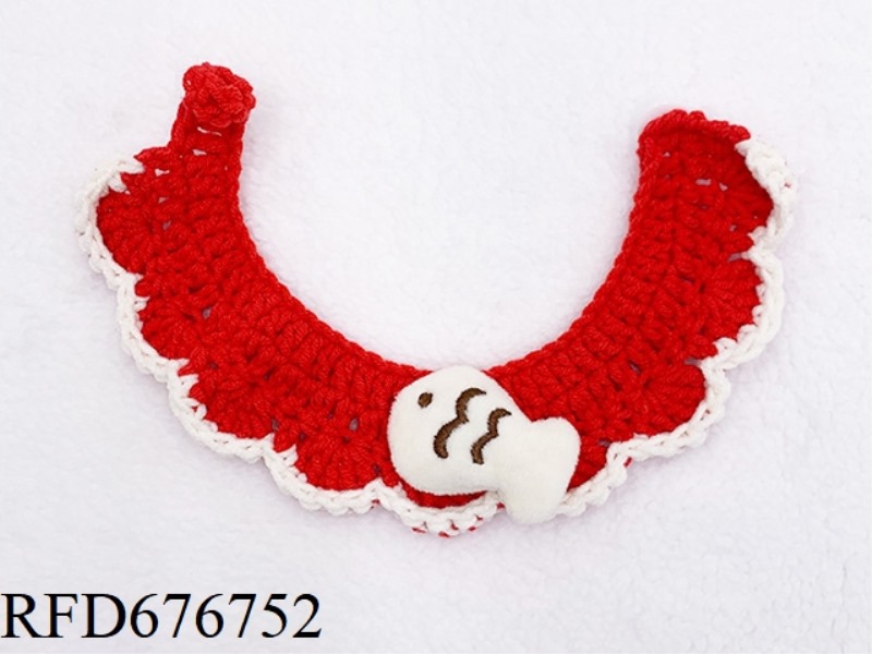 PET YEARLY FISH HANDMADE SCARF (BUTTON STYLE)