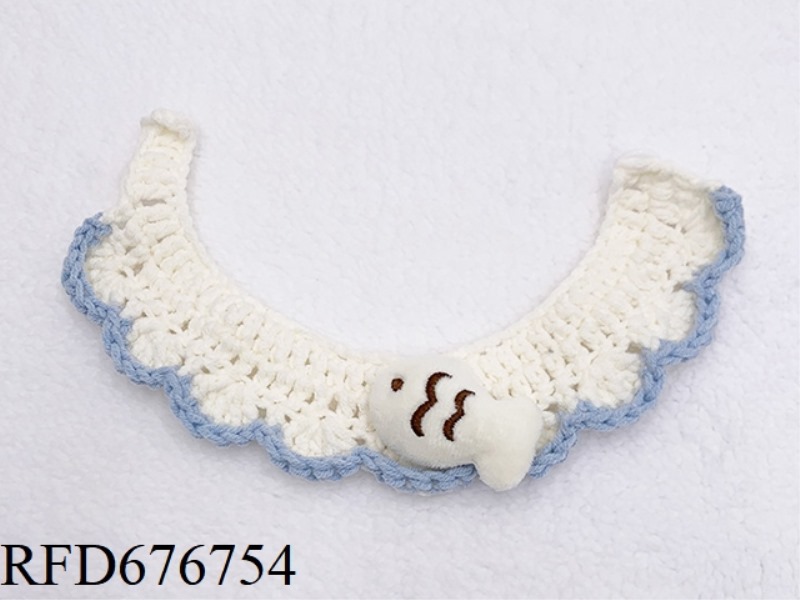 PET YEARLY FISH HANDMADE SCARF (BUTTON STYLE)