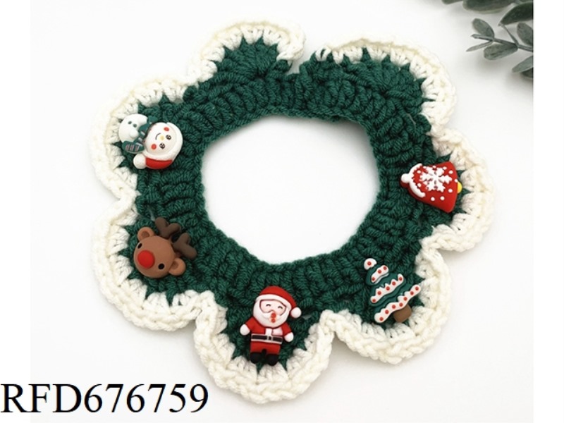 PET CHRISTMAS SCARF (BUTTON STYLE)