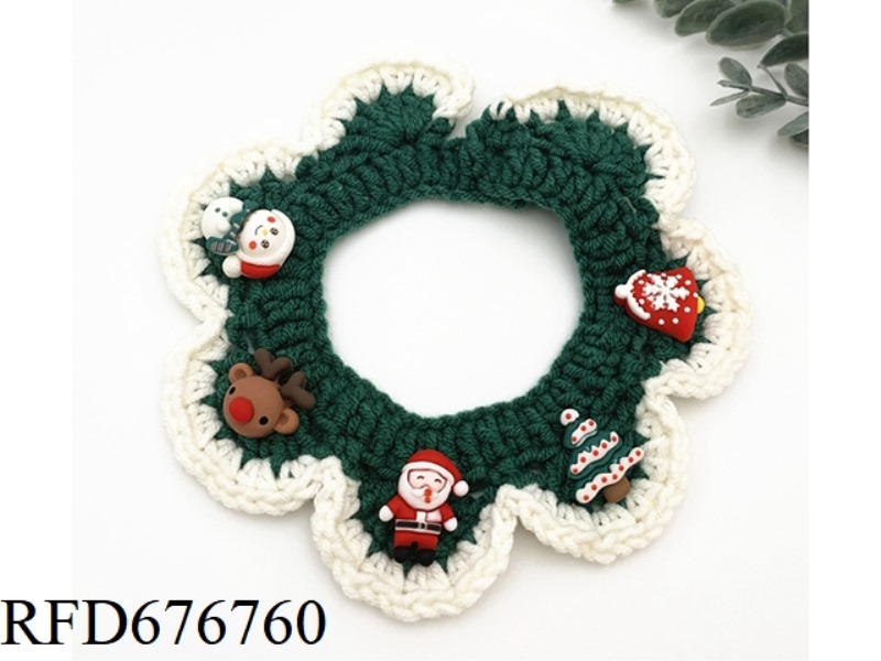PET CHRISTMAS SCARF (BUTTON STYLE)