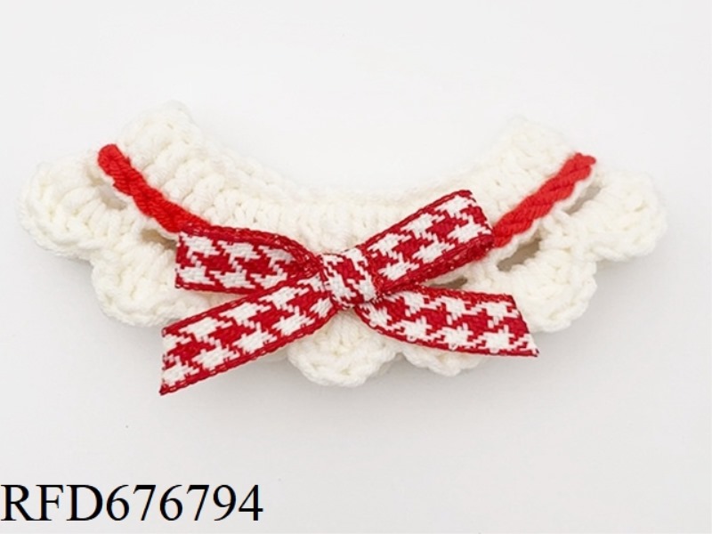 HANDMADE PET BOW SCARF (BUTTON STYLE)