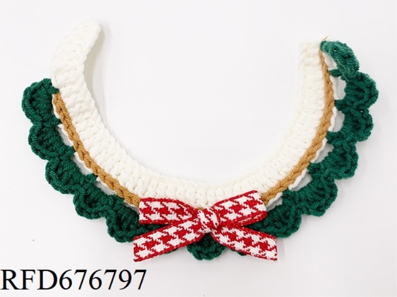 HANDMADE PET BOW SCARF (BUTTON STYLE)