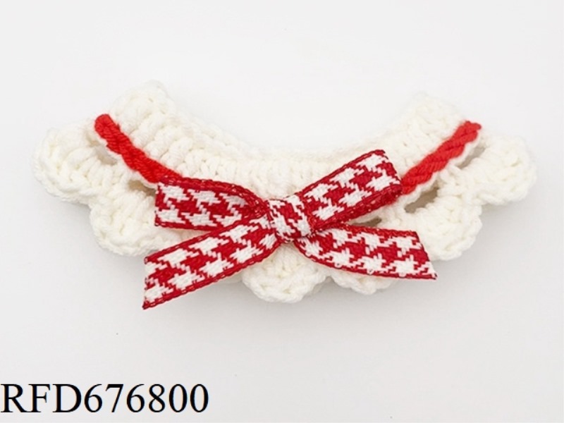 HANDMADE PET BOW SCARF (BUTTON STYLE)