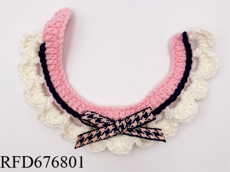 HANDMADE PET BOW SCARF (BUTTON STYLE)