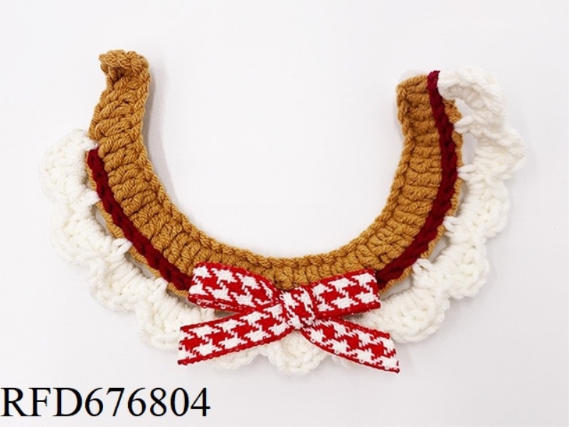 HANDMADE PET BOW SCARF (BUTTON STYLE)
