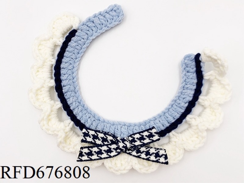 HANDMADE PET BOW SCARF (BUTTON STYLE)
